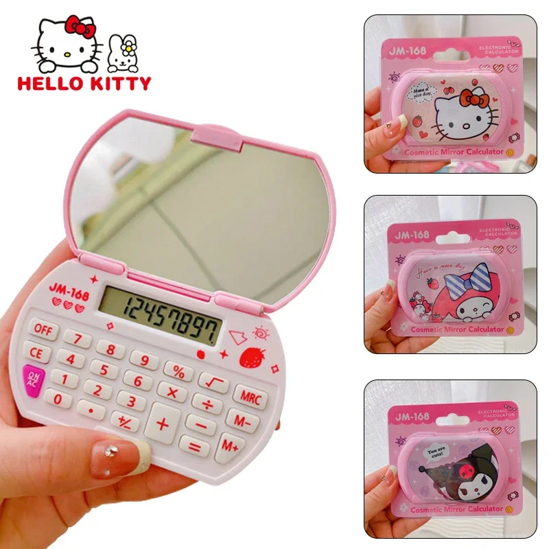 

Sanrio Hello Kitty Cute Mini Calculator Cartoon Portable Students Calculator For Child Office School Office Supplies Calculator