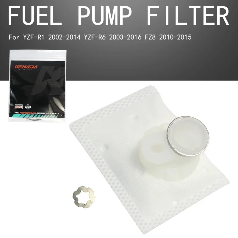 In-Tank Fuel Pump Filter Strainer Screen Sock For FZ8 2010-2015 YZF-R1 2002-2014 YZF-R6 2003-2016