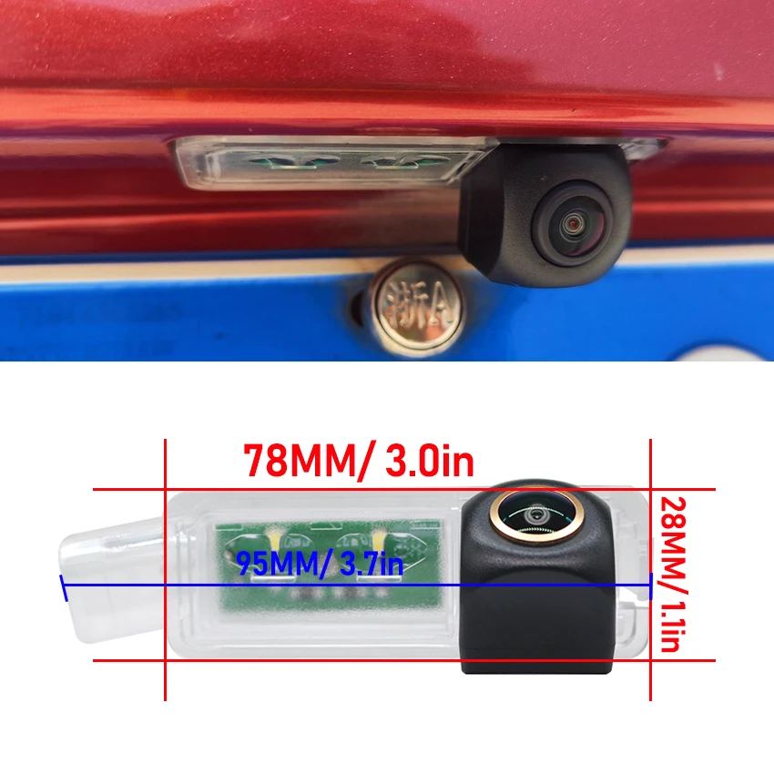 Vehicle Backup Camera Car Reversing Parking Rear View CAM Accessories For Porsche Carrera 911 2005~2009 966 977 2009~2014