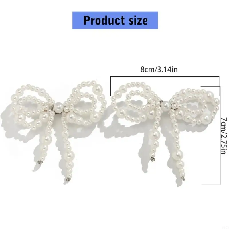 195E Elegant Trousers Pin With Resin Pearls Detailing For Pants Hem Customization