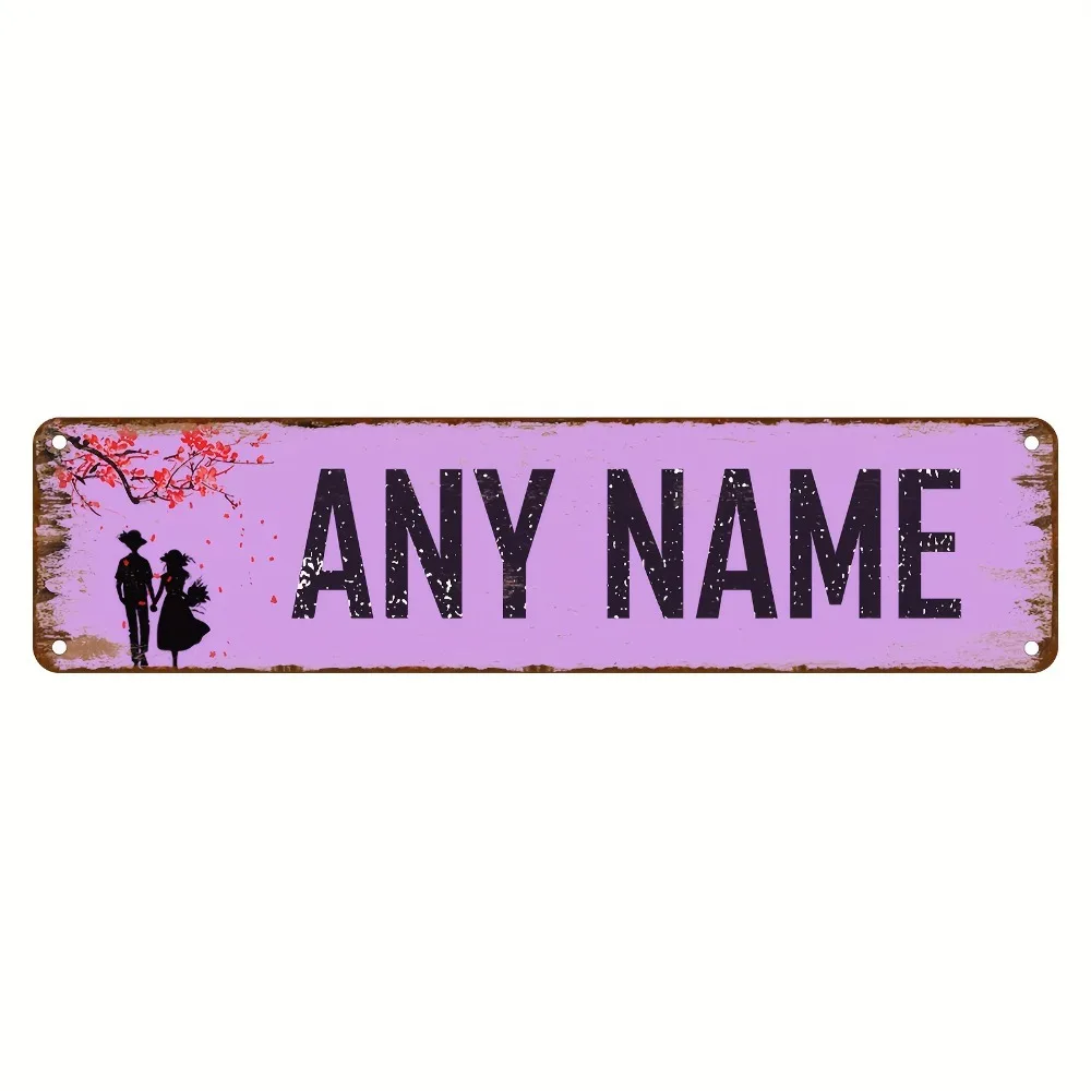 Custom Vintage Street Sign 15.75x3.94