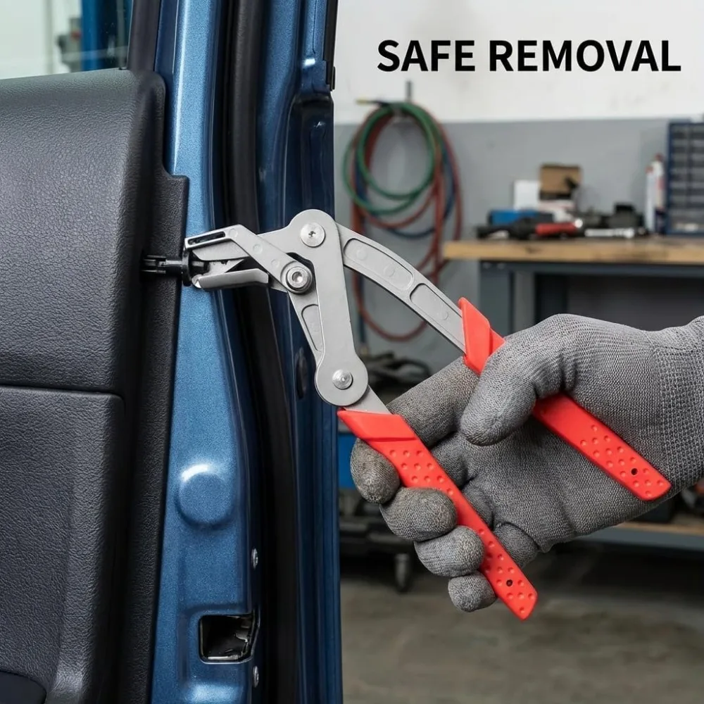 Interior Door Panel Trim Tool Auto Car Clip Pliers Remover for Underbody Bumper Fender Plastic Rubber Push Pin Rivet Fasteners - view 3