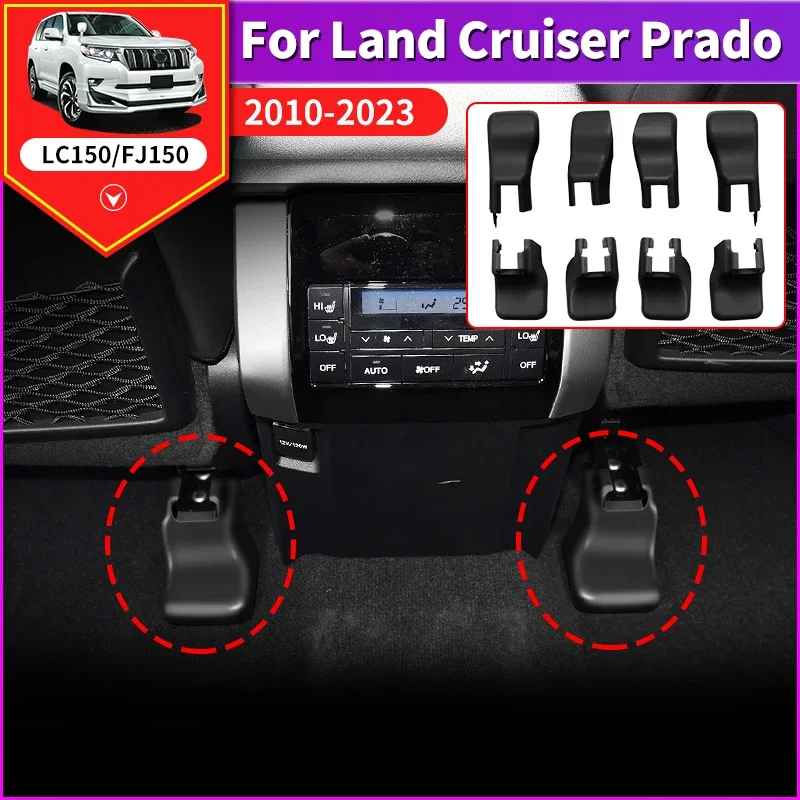 

For Toyota Land Cruiser Prado 2010-2023 LC150 Seat Track Protective Cover Interior upgraded Accessories Seat rail cover J150