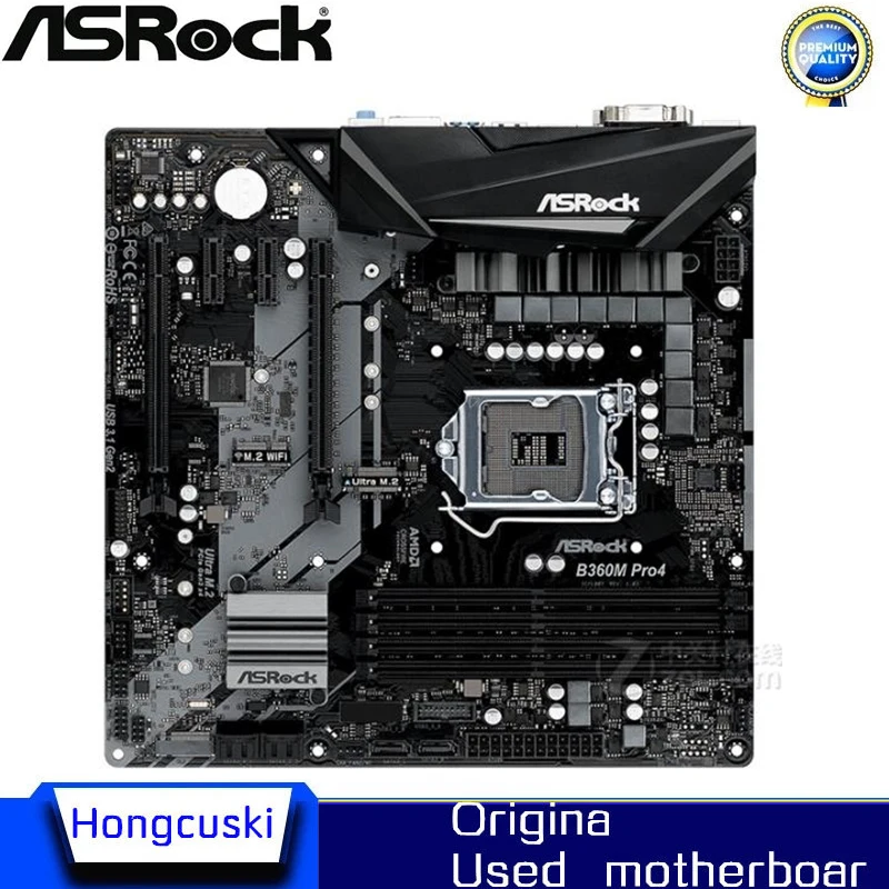 

For ASROCK B360M Pro4 Used original motherboard Socket LGA 1151 DDR4 B360 Desktop Motherboard