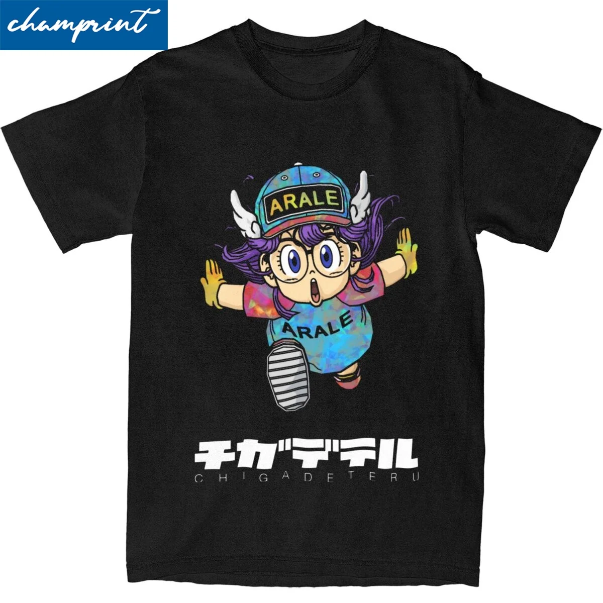 Dr. Slump T Shirt For Men Women Cotton Tops Hip Hop Arale Foil O-neck Short Sleeve