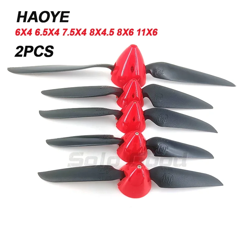 2PCS Folding Propeller 6x3 6x4 6.5x4 7.5x4 8x4.5 8x6 11x6 Propeller Spinner Cover 2.3/3.17mm Motor Shaft RC Plane Glider Drones