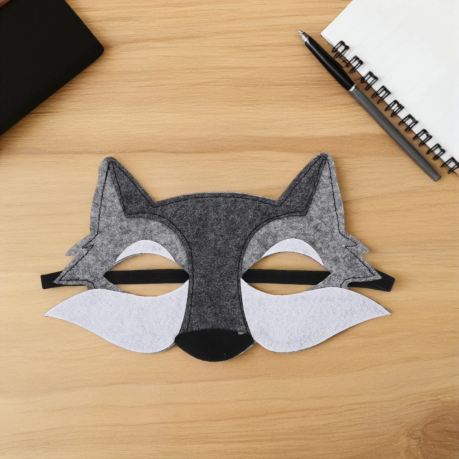 

10 Pcs Half Face Mask Costume Dress up Accessories Prom Felt Animal Masks Party