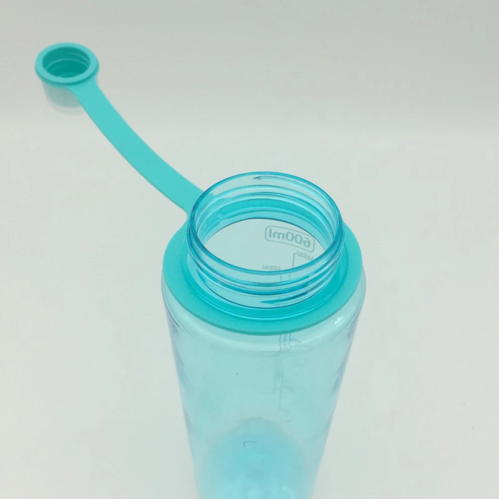 

600ml Cyan Portable Drinking Misting Spray Bottle Dual Function for Outdoor Sports Travel Office School Refreshing Water