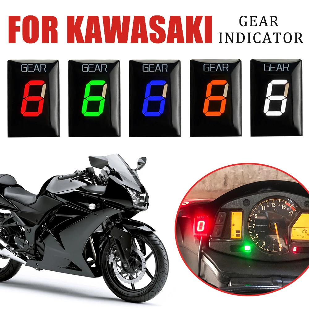 Gear Indicator For Kawasaki Ninja 250R Ninja250R Ninja 400R 650R KLE650 KLE 650 KVF 750 KVF750 Motorcycle Accessories Display