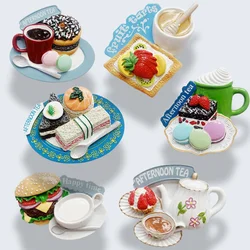 Afternoon Tea Stickers for Fridge Magnetic Home Decorations for Refrigerator Chalkboard Food Styling Teapot Cake Kitchen Decor