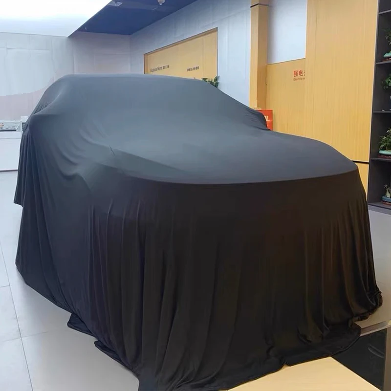 Aangepast logo Onthullende autohoes Auto Auto Show Levering Lancering Speciale onthullende doek 4S Show Nieuwe stofdichte auto Onthullen Cover - afbeelding 2