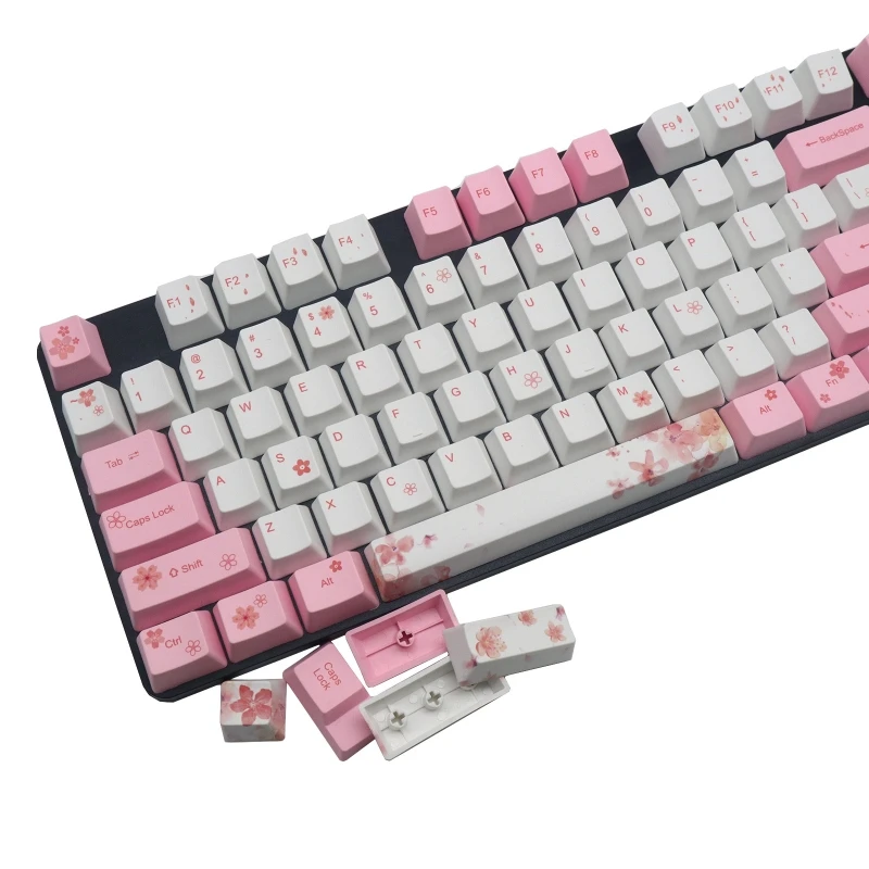 113Keys Cherry Keycaps PBT Dye Sublimation for Cherry MX Switches