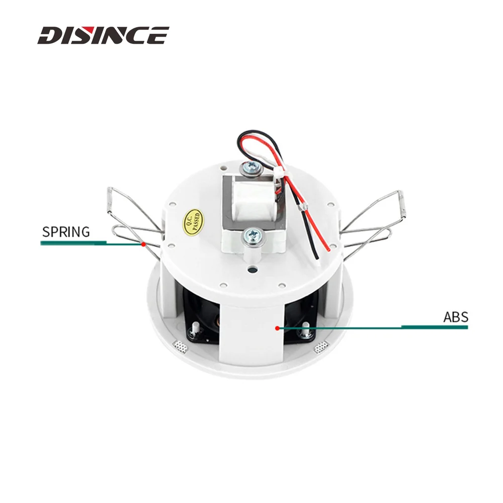 100 فولت خط 2.5 بوصة مكبر صوت لترحيل السقف التجاري