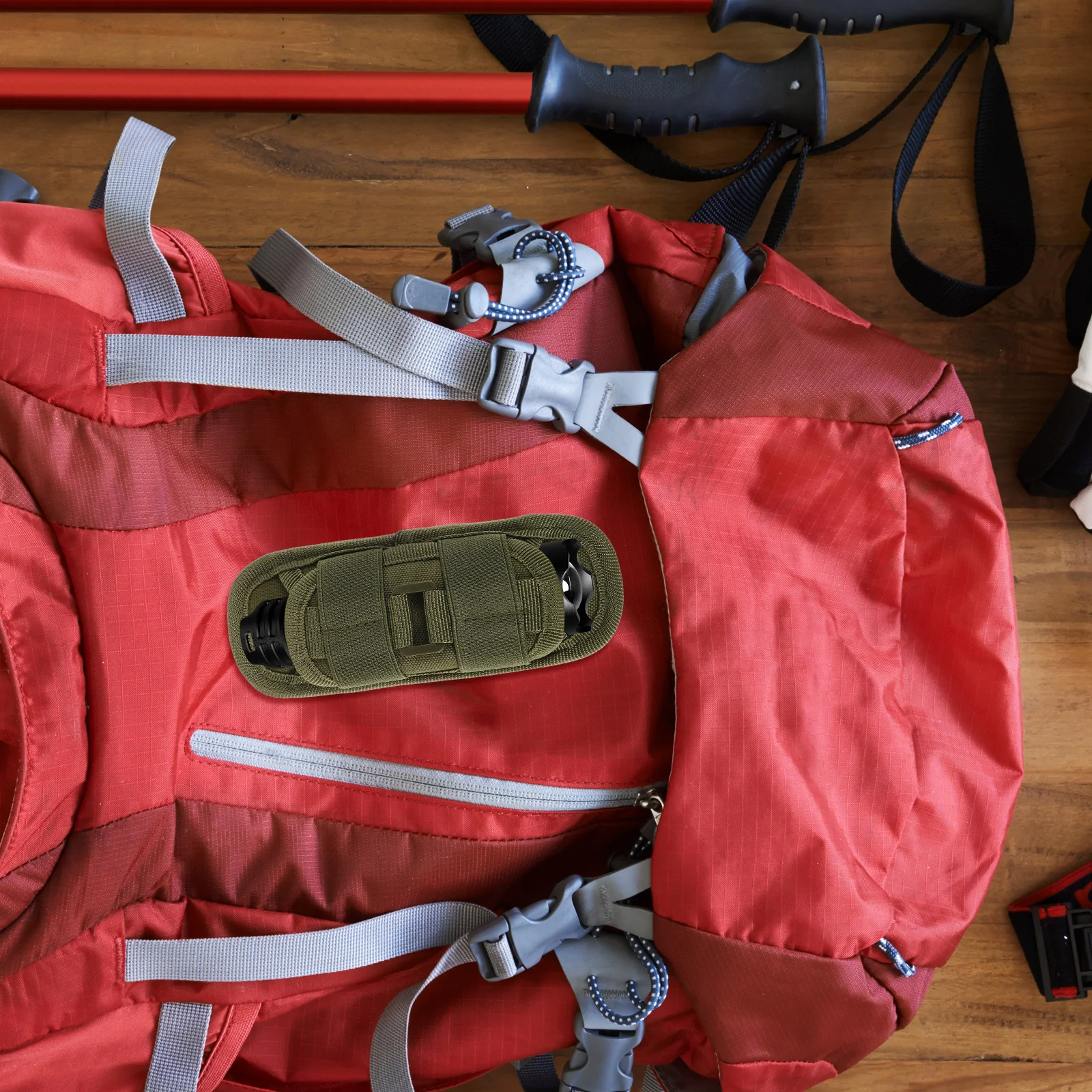 

Universal Nylon Flashlight Holder Pouch for Belt Camping Duty Belt Accessories Hunting Light Pouch Outdoor Flashlight Holder