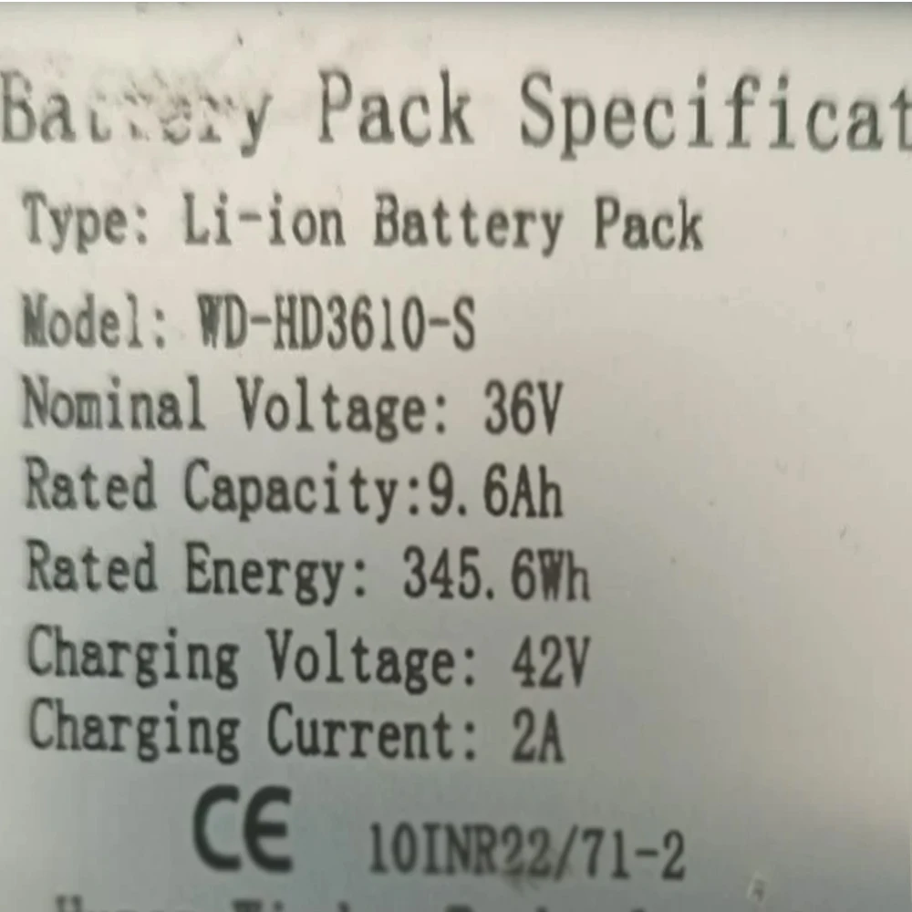 36V Semi-geïntegreerde batterij 10Ah 12.8Ah 14Ah 460Wh voor nieuwe vogelfiets V A-framebatterij hd3613-S Smart BMS Kan busbatterij