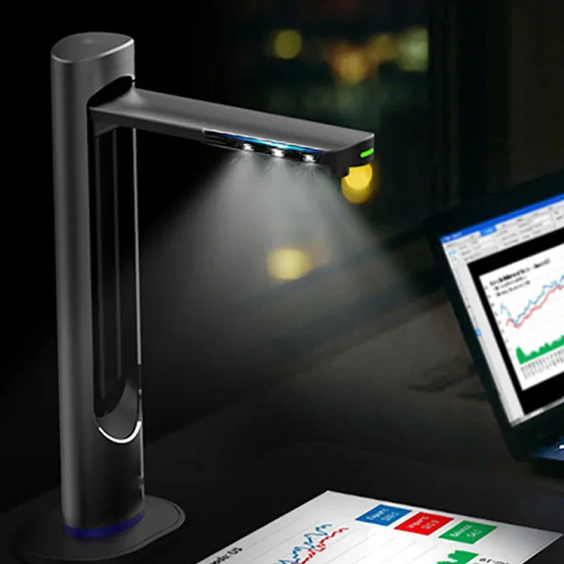 New Electric Camera A3 Book Document Camera Express Delivery Scanner OCR Text Recognition For Office Teaching Learning