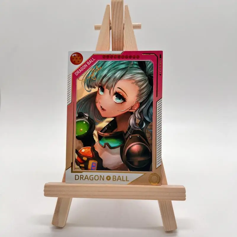 Card Nest Dragon Ball Son Goku Bulma Android 18 Bulla Open Window Signature Card Anime Characters Game Collection Birthday Gifts