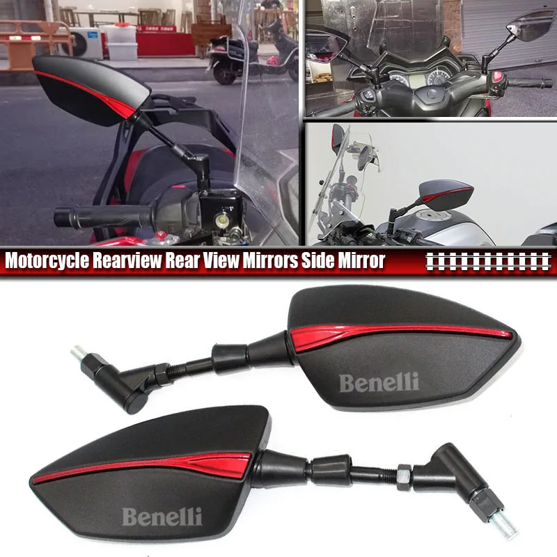 For Benelli TNT300 TNT600 BN600 BN302 Stels600 Keeway RK6/BN TNT 300 302 600 Motorcycle Side Rear View Rearview Mirrors