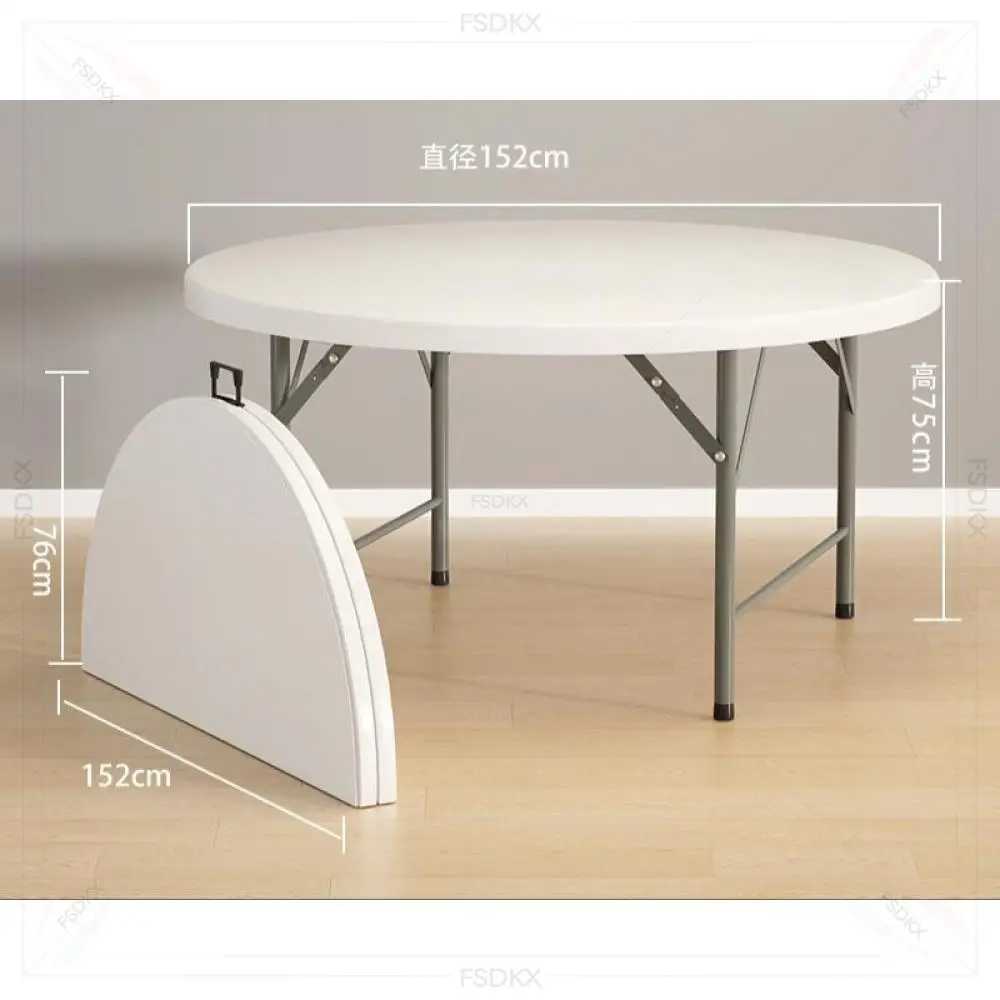FSDKX Hot Sale Plastic Wedding Round Table White Dining Table Hotel Furniture Factory Price Table