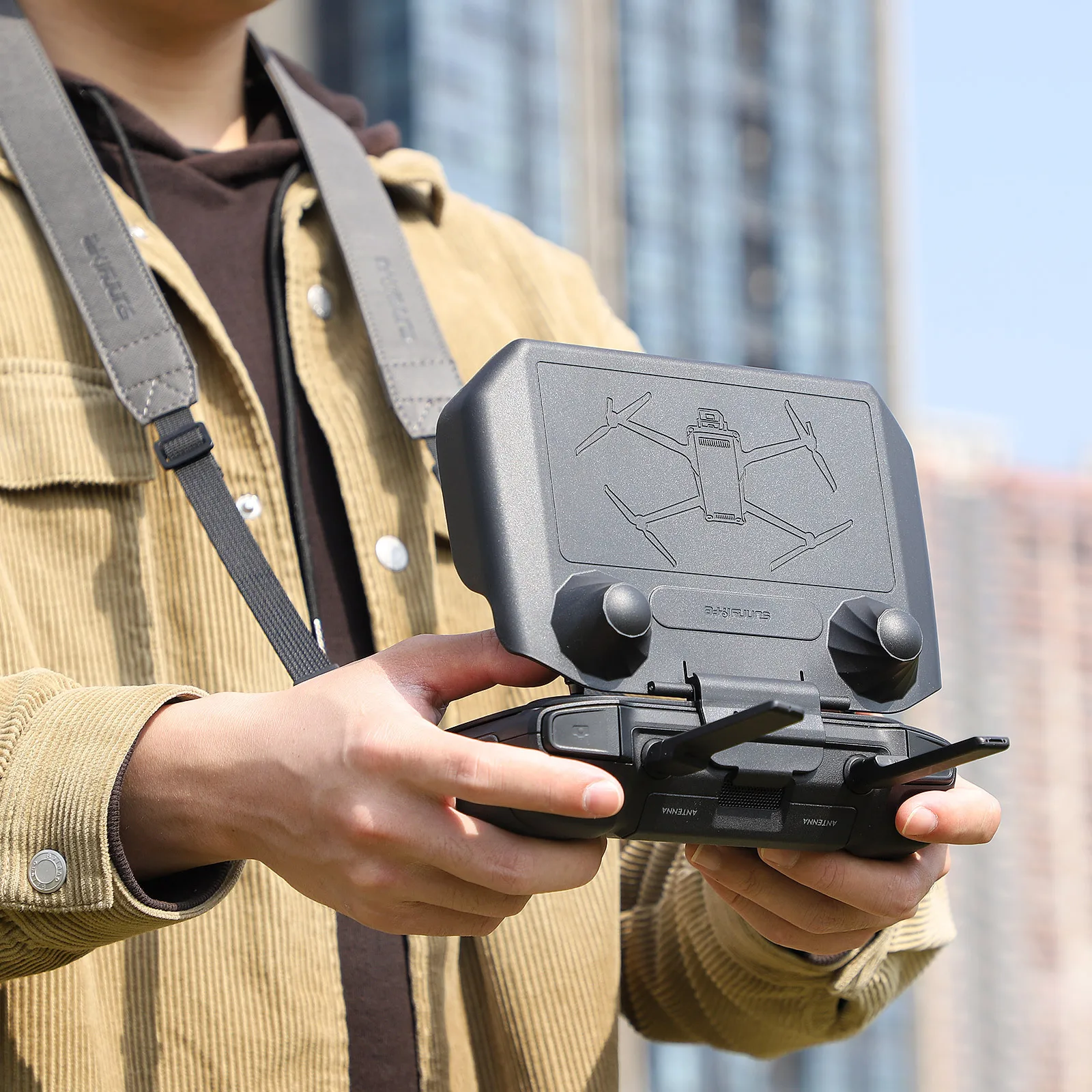 ドローン用保護カメラアクセサリー,dji mini 3 pro/mavic 3用リモートコントロールプロテクター,ドプロテクタースクリーンスクラッチカバー