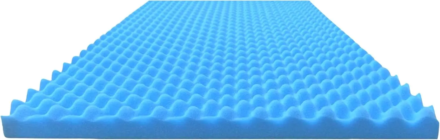 

Airflow Foam Mattr Topper, Egg Crate Foam Pad, Hospital Mattr Pad And Bed Topper For Support, Pressure Relief And Weight