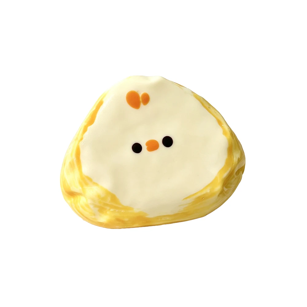 Silicoco Chicken Triangle Animal Series Squishy Toy Fake Dessert Soft Slow Rising Stress Relief Fidget Party Gift #Nulala200073
