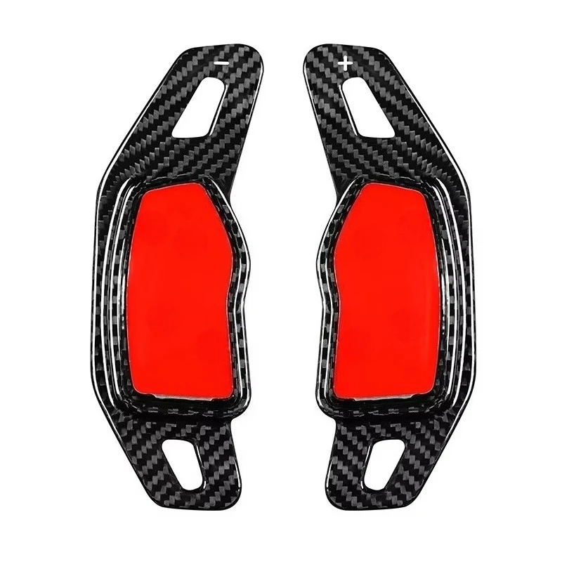 لسيارات BMW استيراد X3/5/7 سلسلة ألياف الكربون الجافة الحقيقية 24-2025 مجاذيف عجلة القيادة ملحقات تعديل الديكور الداخلي