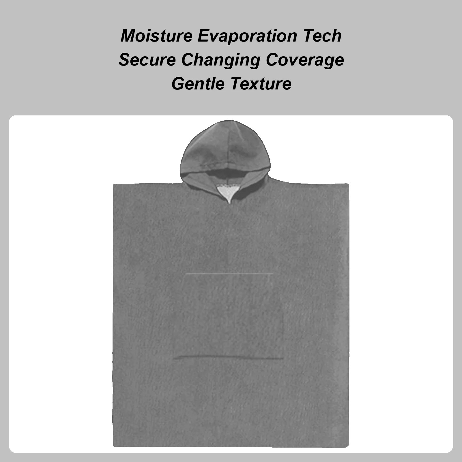 

Пончо для серфинга, пляжное пеленальное пончо, быстросохнущий купальный халат с капюшоном, дышащий для мужчин, повседневный тренажерный зал, путешествия, горячие источники, отдых