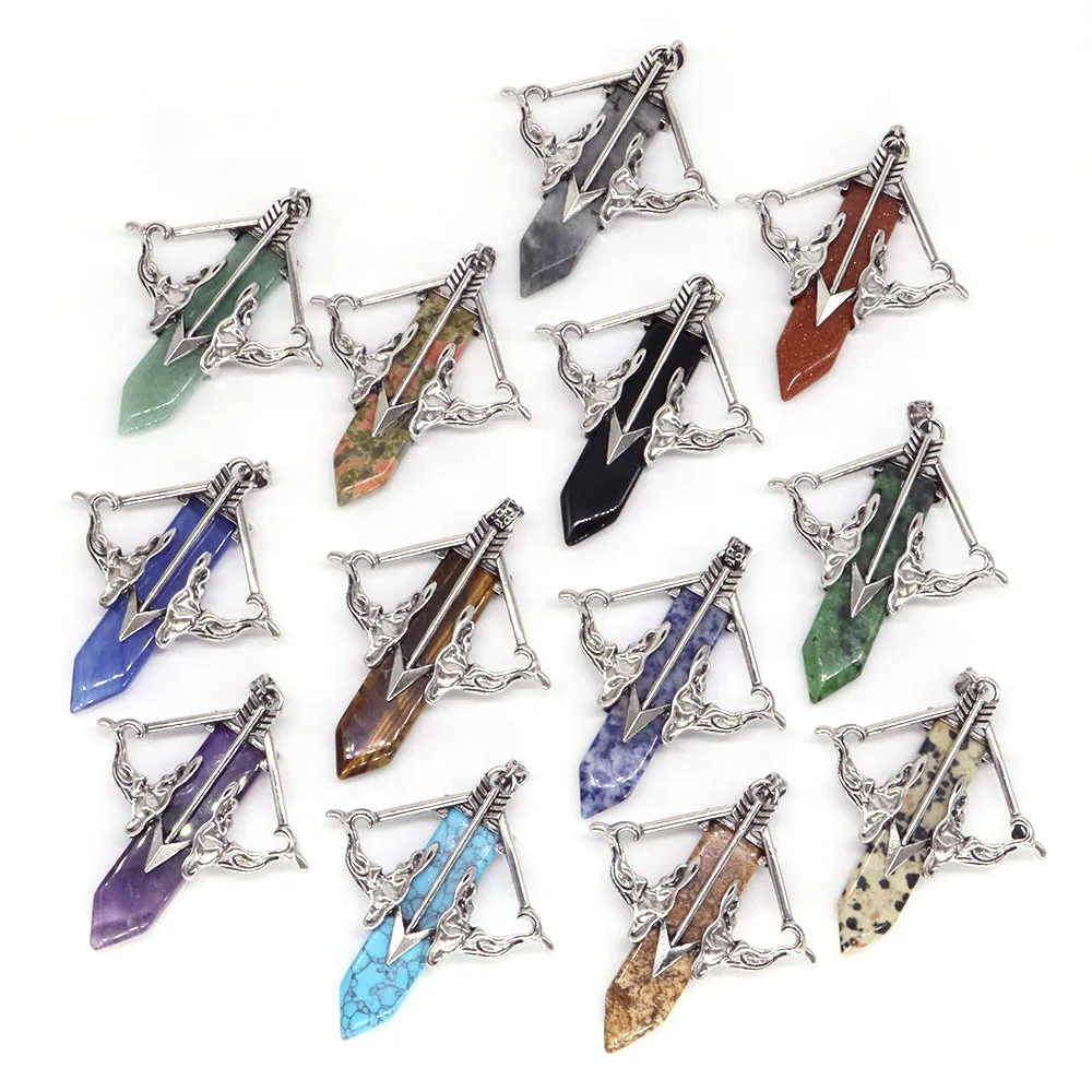 

2,5 "модный простой кристалл Купидона меч драгоценные камни натуральные исцеляющие камни Рейки ремесла для мужчин женщин любовь ювелирные изделия подарки оптом