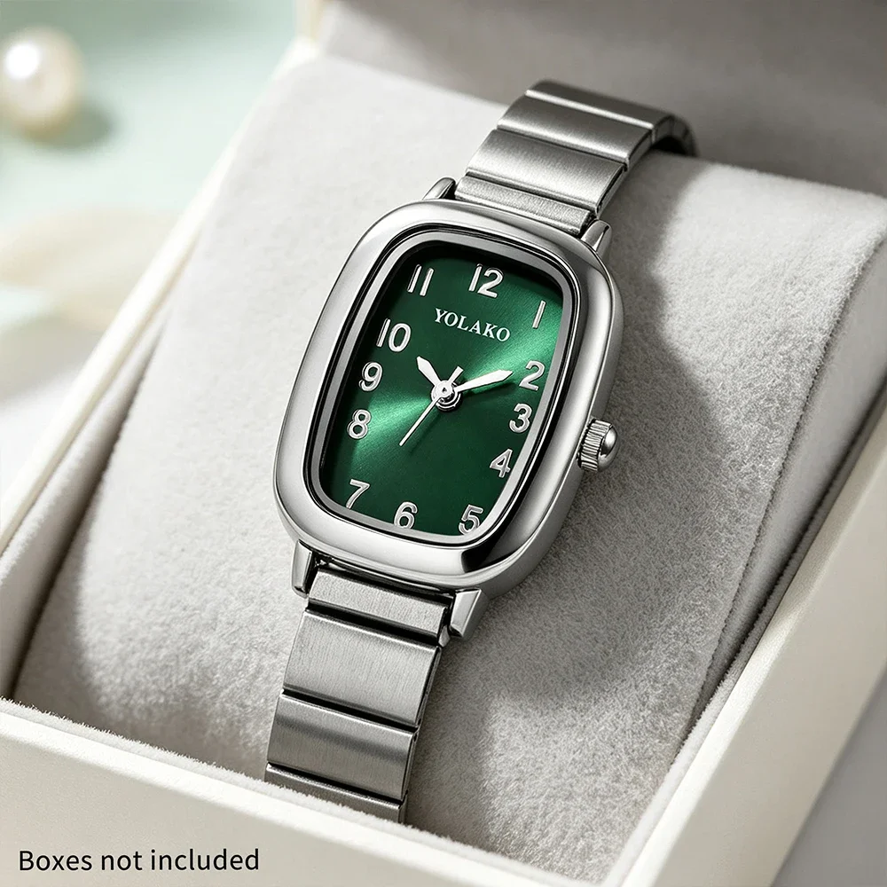1-piece new ladies' quartz watch, available in different colors, no box included