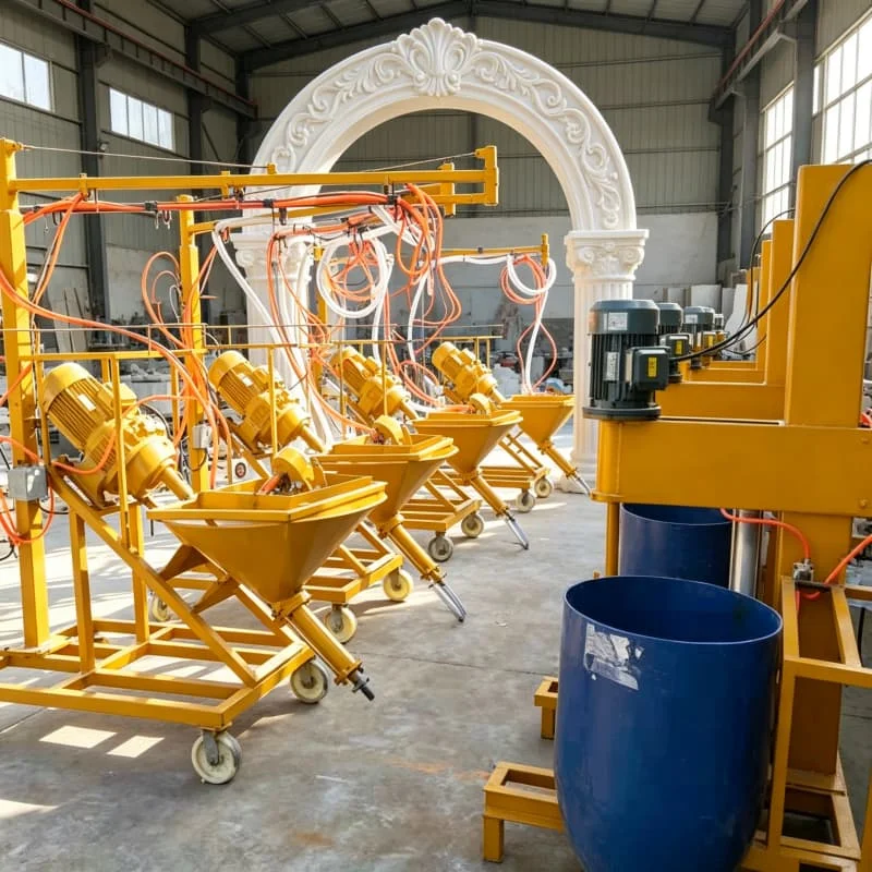 GRC Shotcrete Machine 380V 4.0kw Wet Mix Pump Customized Hot Sale Coverage for Tunnel Interior Wall Concrete Lining Plastering