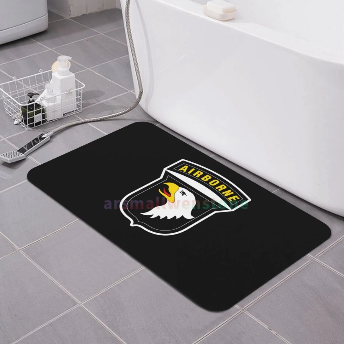 U.S. 101st Airborne Division Diatom mud cushion absorbent quick drying mat bathroom door mat toilet diatomaceous earth non-slip