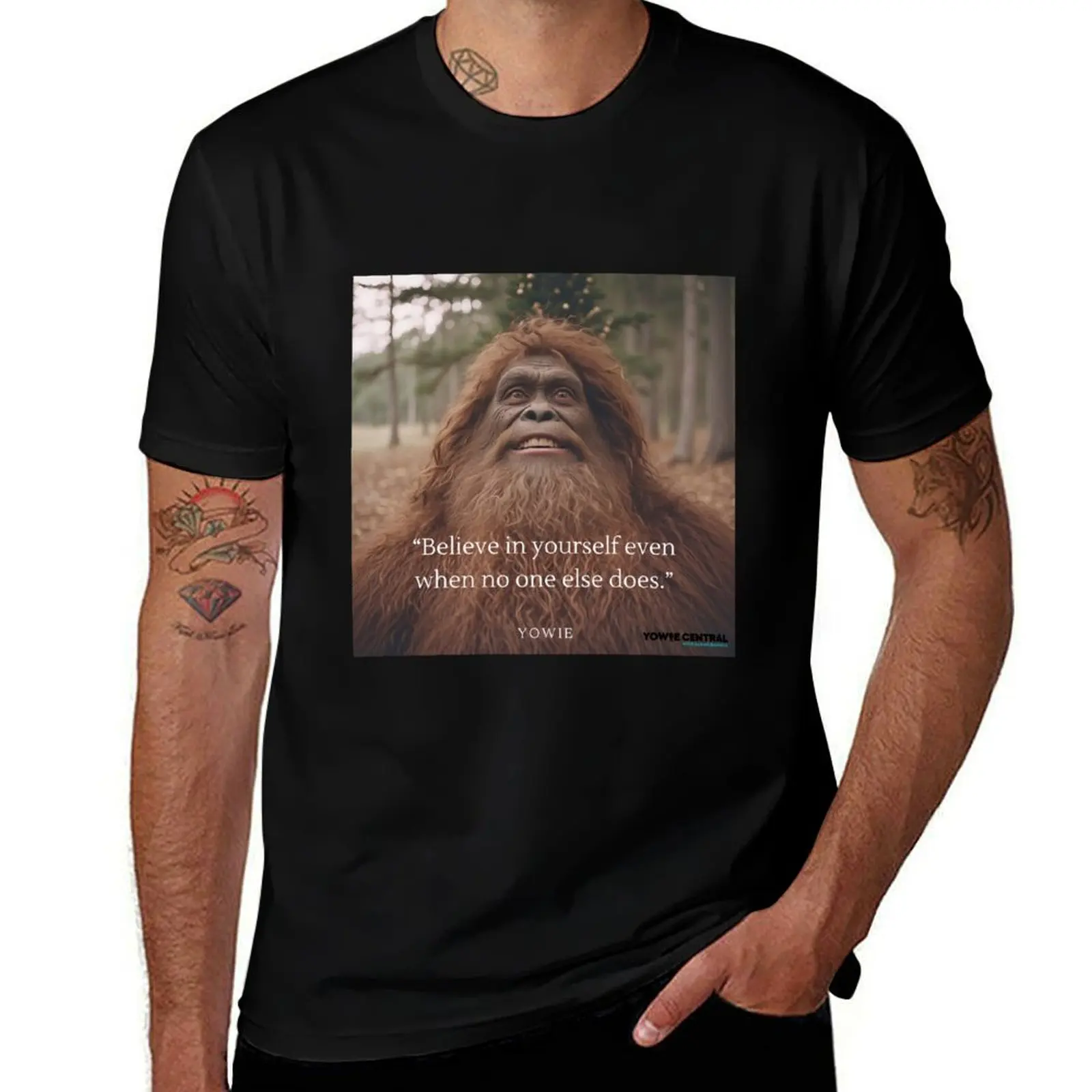 Believe in yourself! T-Shirt Fashion Casual Short Sleeve Top T-Shirt