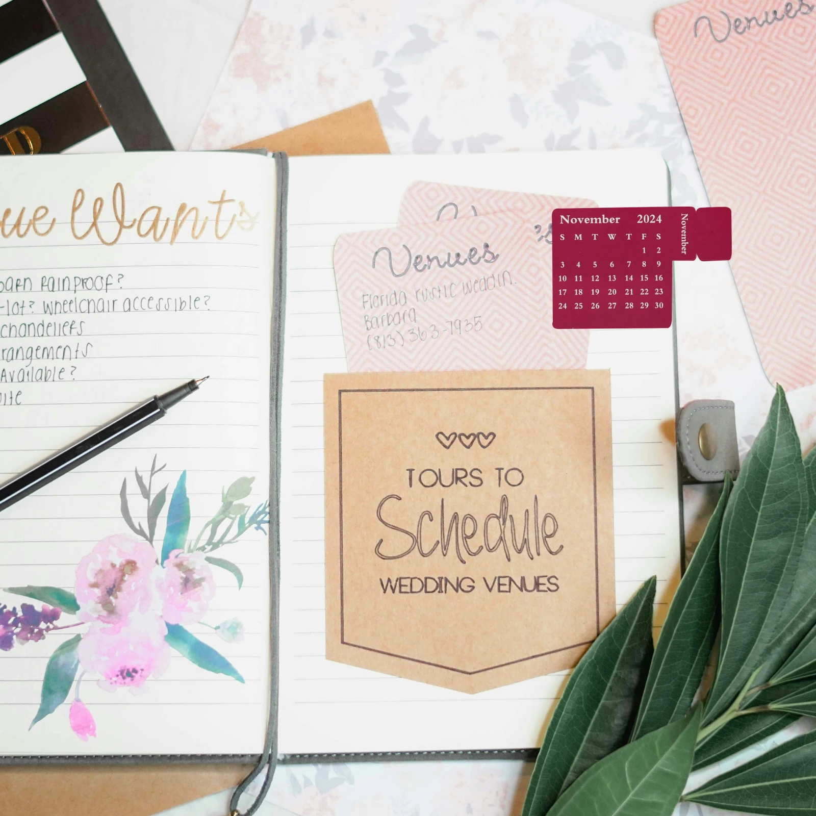 2 Sets Monthly Calendar Sticker Index Tabs For Notepad Planner Labels Book Markers Adhesive Paper Stickers Office Home School