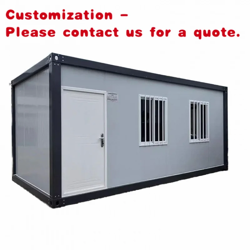 

custom.Direct Factory Sale Fast Detachable Container Houses Outdoor Steel and Sandwich Panel Modern Environmental Prote