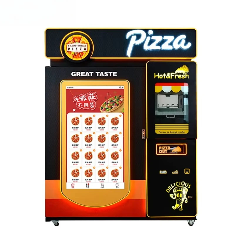 Commercial Pizza Vending Machine for Apartment Buildings Residential Communities and Shared Public Spaces