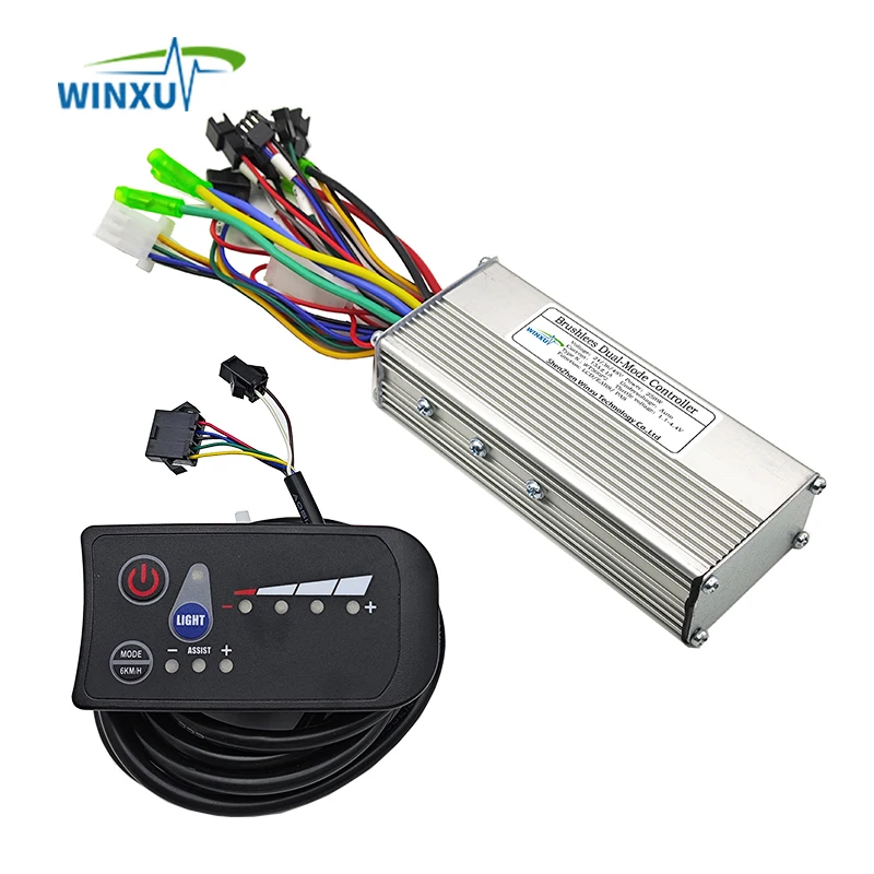 

24V 36V 48V 500W 22A E-Bike Brushless Motor Universal Controller S810 LED Display Panel Set for Electric Mountain Bike Scooter