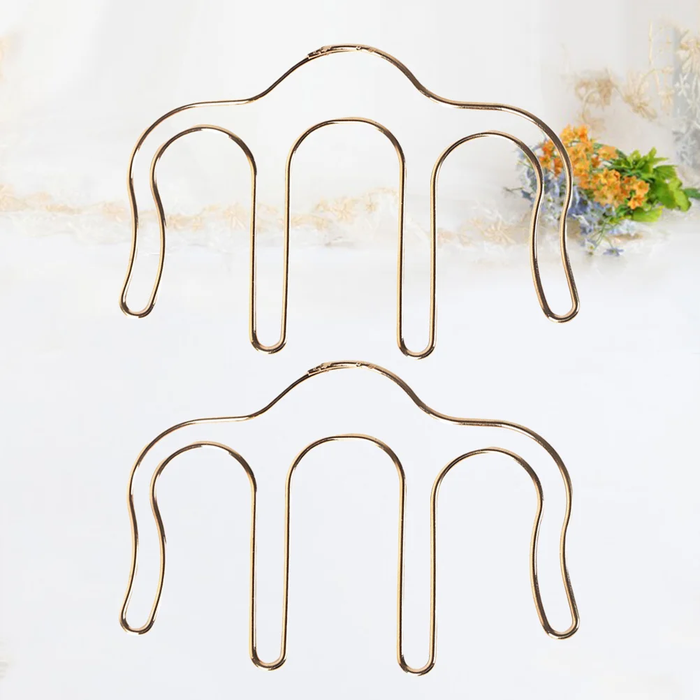 

2pcs Metal Paper Clips Golden Hollow Design Creative Bookmark Clip For Notes Photos School Office Supplies Instrument