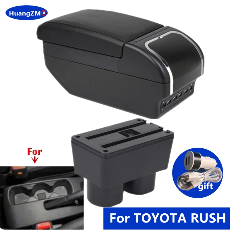 

For TOYOTA RUSH Armrest Box For Toyota Avanza Rush Car Armrest box Storage box Interior Dedicated Retrofit Car Accessories