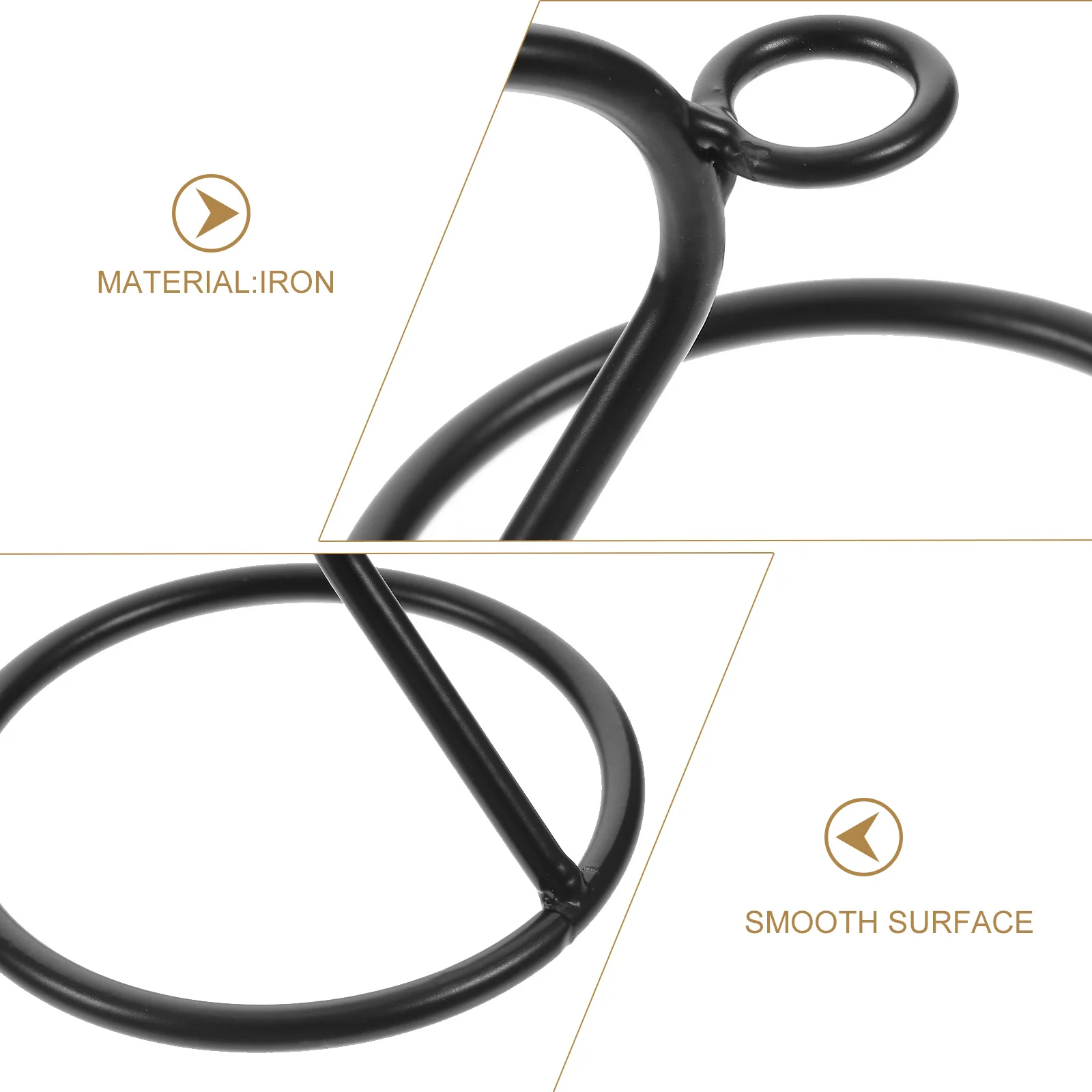 

Iron Ice Cream Cone Holder Stand for Display Storage Stable Metal Single Cone Display Rack for Dessert Party Sushi Popcorn