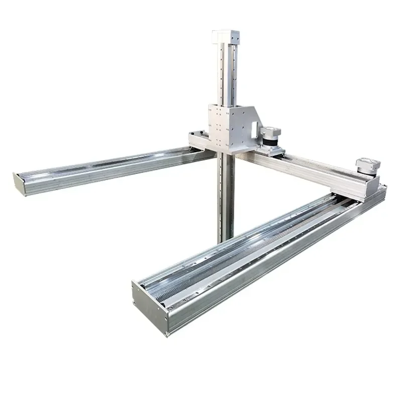 CNC Ball Screw Linear Module Xyz Multi Axis Gantry Motion Guide Rails Actuator 0.4kW 220V Customized Stroke 5/10/20mm Lead