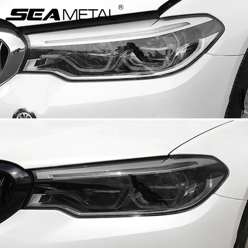 

SEAMETAL Автомобильная фотогерметик ТПУ меняющая цвет пленка для автомобиля внешняя фара Управление освещением против царапин защитная наклейка