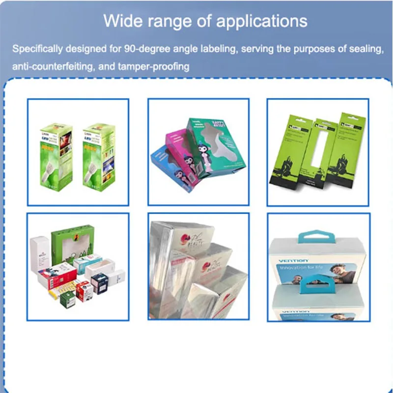 직각 라벨링 기계 포장 상자 소형 반자동 밀봉 사각 상자 90 °   각도 라벨링 장비, 직각 Ci
