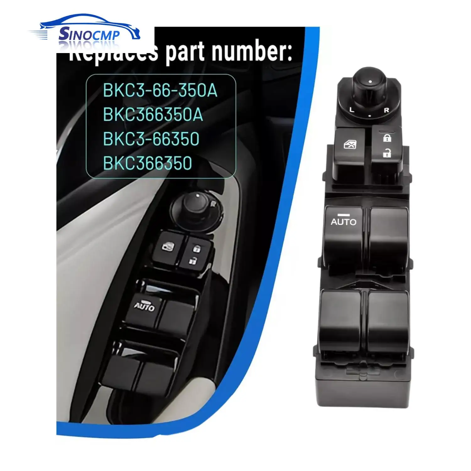 

1 шт. переключатель управления стеклоподъемником с левым рулем BKC366350 BKC3-66-350A BKC3-66350 для Mazda CX-5, 2013-2014 гг., запасные части для автомобиля, аксессуары