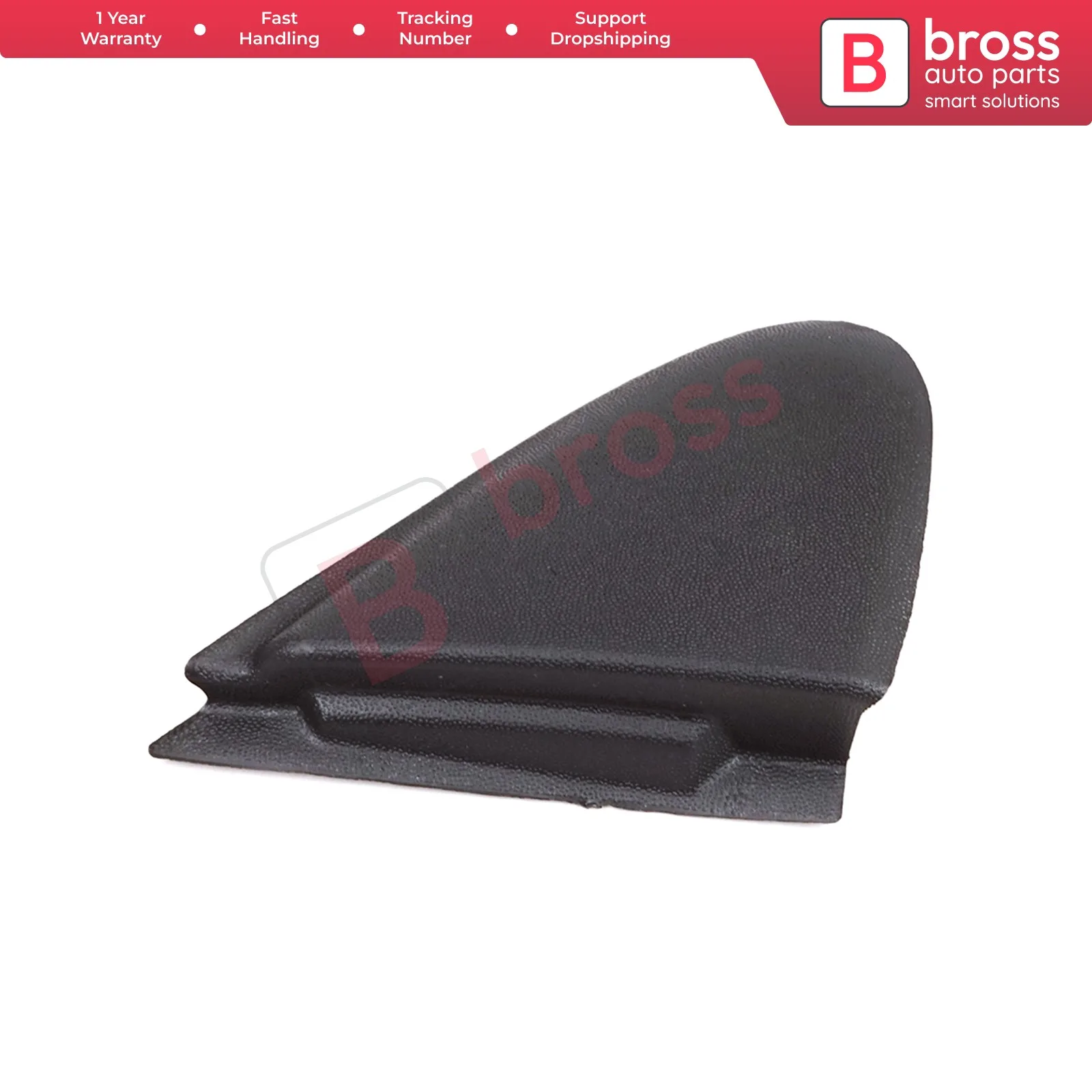 BSP1133-2 RIGHT Side Wing Exterior Mirror Triangle Fender Corner Trim Plastic Cover for Renault Megane MK3 Fluence 638740012R