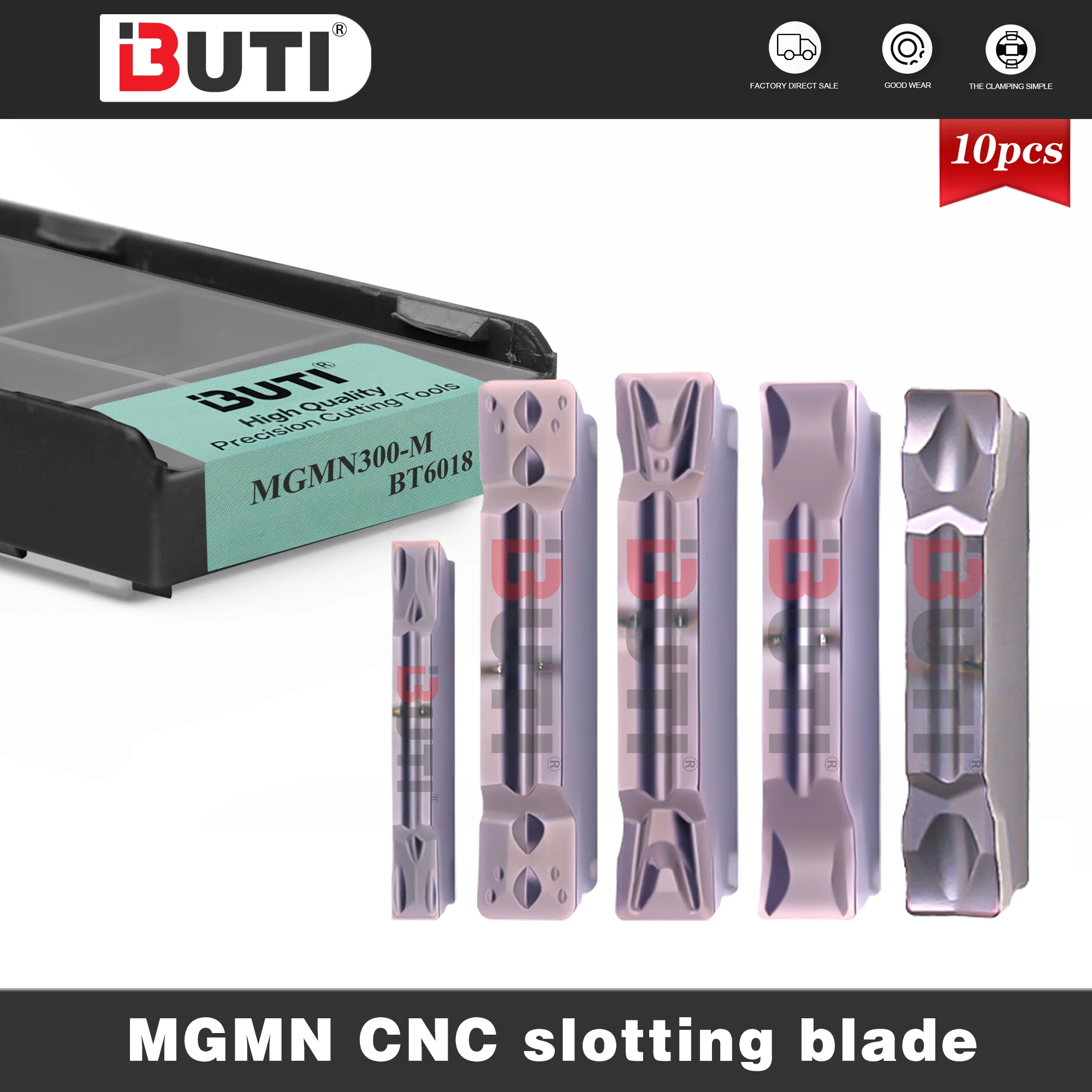 Lâmina de ranhura para processo de torno CNC MGMN150-G MGMN300-M MGMN200-T MGMN300-H MGMN400-J Processamento de peça de ferramenta de ranhura em aço inoxidável