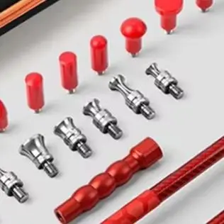 /Carbon /Fiber /Hammer With 20 Interchangeable Heads For Auto Dent Repair Paintless Removal Tool Kit