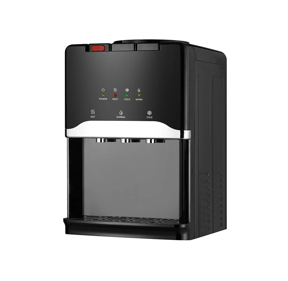 

#Intelligent mini desktop water dispenser, home dormitory, office, hot and cold dual-purpose with power supply