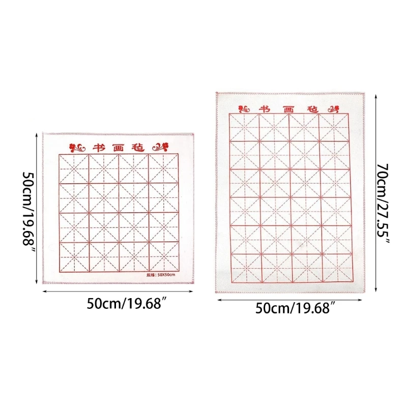 Chinese Felt Mat Desk Drawing Pad Gridded Felt Drawing Pad Dropship