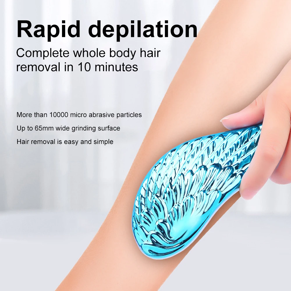 

Nano Crystal Epilator Eraser Bikini Hair Remover Female Painless Depilator Safety Physical Body Hair Removal Tool for Women